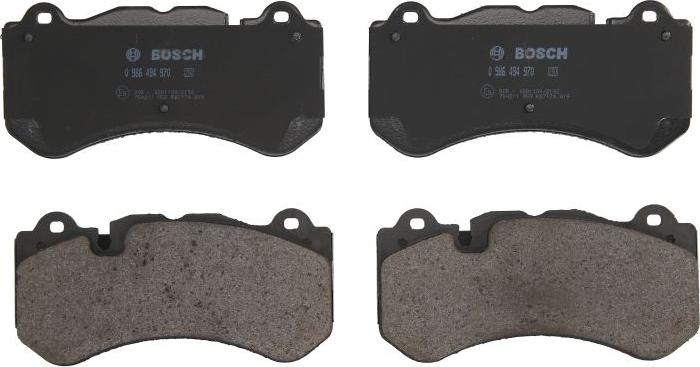 BOSCH 0 986 494 970 - Гальмівні колодки, дискові гальма autocars.com.ua