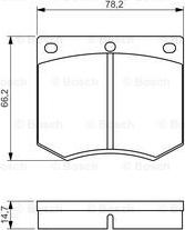 BOSCH 0 986 495 079 - Гальмівні колодки, дискові гальма autocars.com.ua