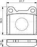 BOSCH 0 986 495 141 - Тормозные колодки, дисковые, комплект avtokuzovplus.com.ua