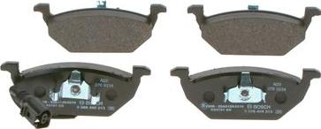 BOSCH 0 986 495 213 - Гальмівні колодки, дискові гальма autocars.com.ua