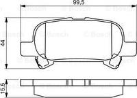 BOSCH 0 986 495 322 - Тормозные колодки, дисковые, комплект avtokuzovplus.com.ua