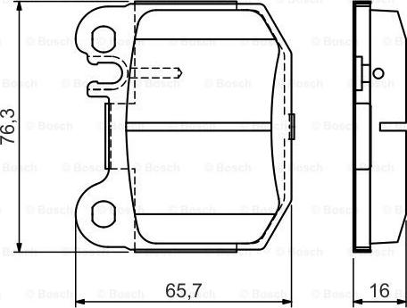 BOSCH 0986495440 - Гальмівні колодки, дискові гальма autocars.com.ua