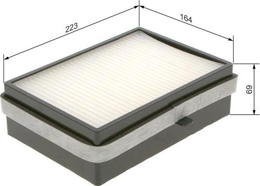 KNORR-BREMSE K118069N50 - Фільтр, повітря у внутрішній простір autocars.com.ua