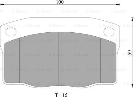 BOSCH 0 986 505 628 - Гальмівні колодки, дискові гальма autocars.com.ua