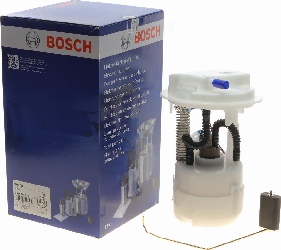 BOSCH 0 986 580 960 - Модуль паливного насоса autocars.com.ua