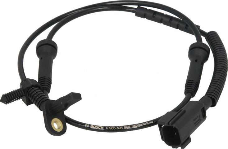 BOSCH 0 986 594 664 - Датчик ABS, частота обертання колеса autocars.com.ua
