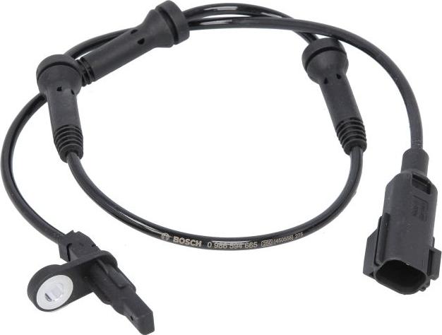 BOSCH 0 986 594 665 - Датчик ABS, частота обертання колеса autocars.com.ua