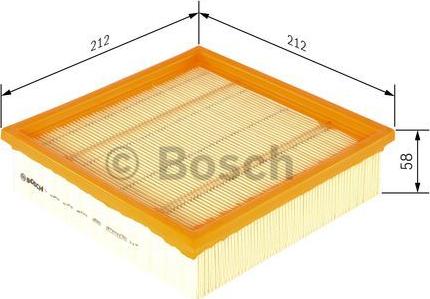 BOSCH 0 986 626 800 - Воздушный фильтр avtokuzovplus.com.ua