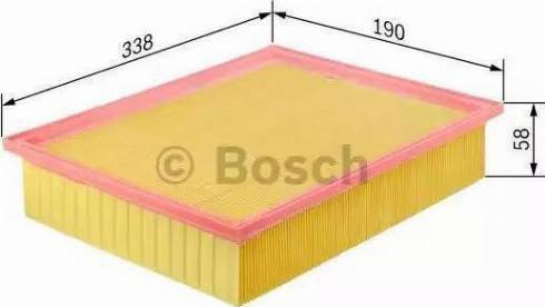 BOSCH 0 986 626 832 - Воздушный фильтр avtokuzovplus.com.ua