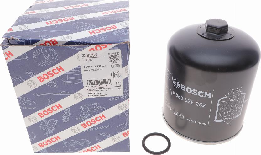 BOSCH 0 986 628 252 - Патрон осушителя воздуха, пневматическая система avtokuzovplus.com.ua