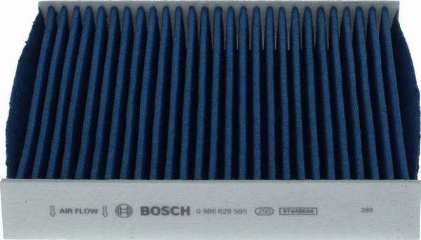 BOSCH 0 986 628 595 - Фільтр, повітря у внутрішній простір autocars.com.ua