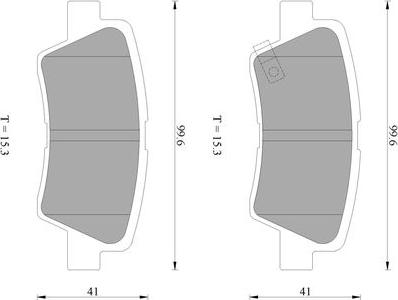 BOSCH 0 986 AB1 157 - Гальмівні колодки, дискові гальма autocars.com.ua