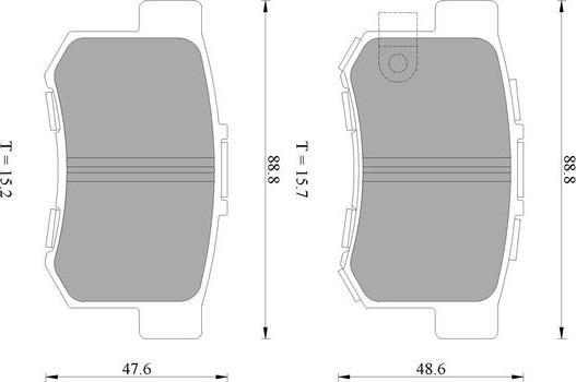 BOSCH 0 986 AB1 182 - Тормозные колодки, дисковые, комплект autodnr.net