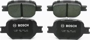 BOSCH 0 986 AB1 369 - Тормозные колодки, дисковые, комплект avtokuzovplus.com.ua