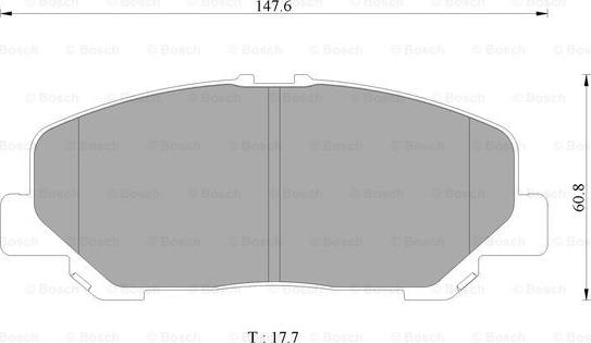 BOSCH 0 986 AB1 479 - Тормозные колодки, дисковые, комплект avtokuzovplus.com.ua