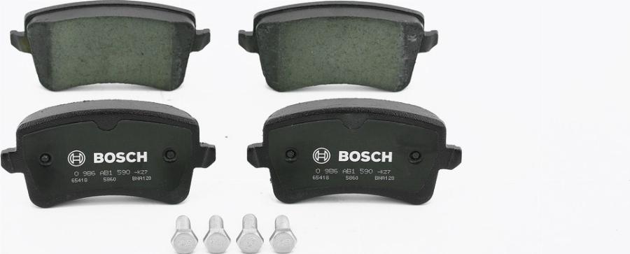 BOSCH 0986AB1590 - Тормозные колодки, дисковые, комплект autodnr.net