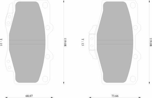 BOSCH 0 986 AB1 595 - Тормозные колодки, дисковые, комплект autodnr.net