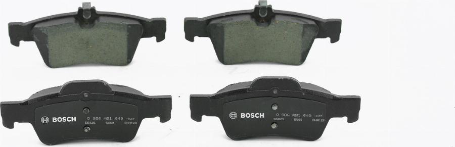 BOSCH 0986AB1649 - Тормозные колодки, дисковые, комплект autodnr.net