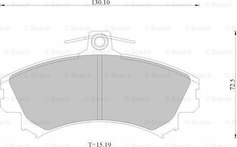 BOSCH 0 986 AB1 673 - Гальмівні колодки, дискові гальма autocars.com.ua