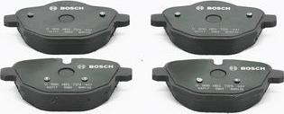 BOSCH 0 986 AB1 729 - Тормозные колодки, дисковые, комплект avtokuzovplus.com.ua