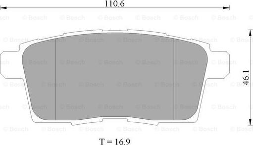 BOSCH 0 986 AB2 272 - Тормозные колодки, дисковые, комплект autodnr.net