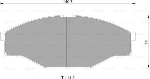 BOSCH 0 986 AB2 340 - Тормозные колодки, дисковые, комплект autodnr.net