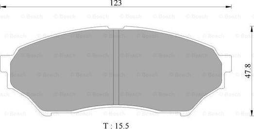 BOSCH 0 986 AB2 352 - Гальмівні колодки, дискові гальма autocars.com.ua