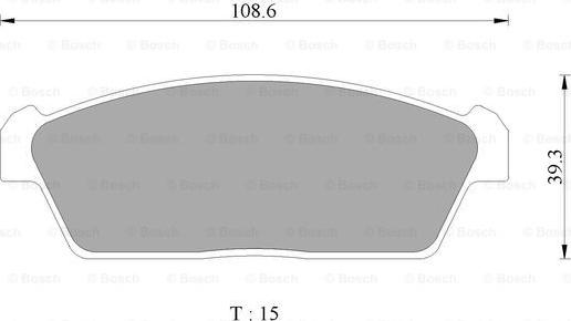 BOSCH 0 986 AB2 431 - Тормозные колодки, дисковые, комплект autodnr.net