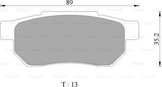 BOSCH 0 986 AB2 489 - Тормозные колодки, дисковые, комплект autodnr.net