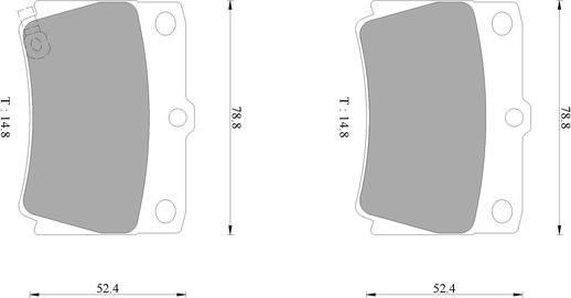 BOSCH 0 986 AB2 738 - Тормозные колодки, дисковые, комплект autodnr.net