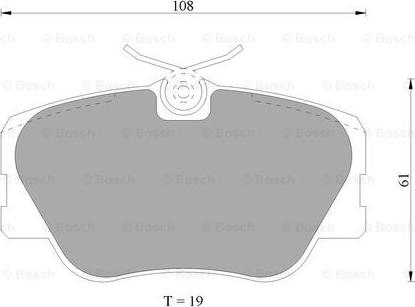 BOSCH 0 986 AB4 690 - Тормозные колодки, дисковые, комплект avtokuzovplus.com.ua