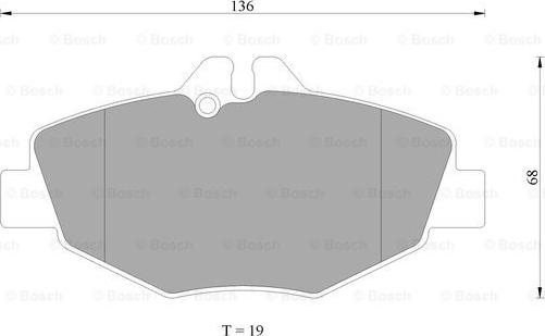 BOSCH 0 986 AB4 978 - Гальмівні колодки, дискові гальма autocars.com.ua