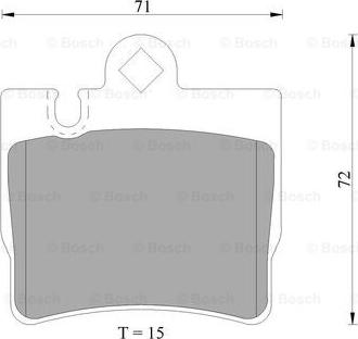 BOSCH 0 986 AB4 984 - Гальмівні колодки, дискові гальма autocars.com.ua