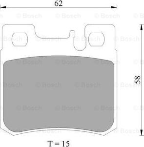 BOSCH 0 986 AB4 994 - Гальмівні колодки, дискові гальма autocars.com.ua