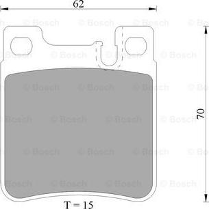 BOSCH 0 986 AB4 999 - Тормозные колодки, дисковые, комплект autodnr.net