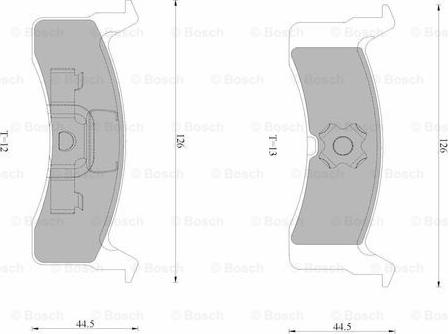 BOSCH 0 986 AB9 018 - Гальмівні колодки, дискові гальма autocars.com.ua