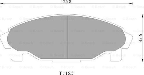 BOSCH 0 986 AB9 064 - Тормозные колодки, дисковые, комплект autodnr.net