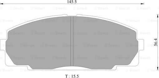 BOSCH 0 986 AB9 142 - Тормозные колодки, дисковые, комплект autodnr.net