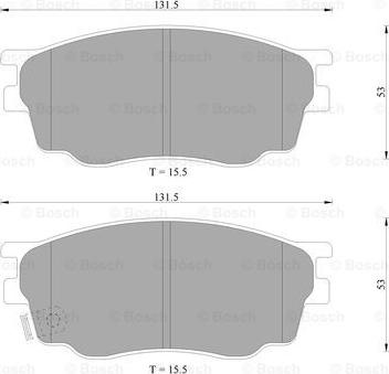 BOSCH 0 986 AB9 201 - Гальмівні колодки, дискові гальма autocars.com.ua