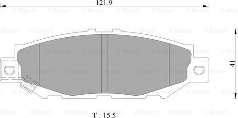 BOSCH 0 986 AB9 277 - Тормозные колодки, дисковые, комплект autodnr.net