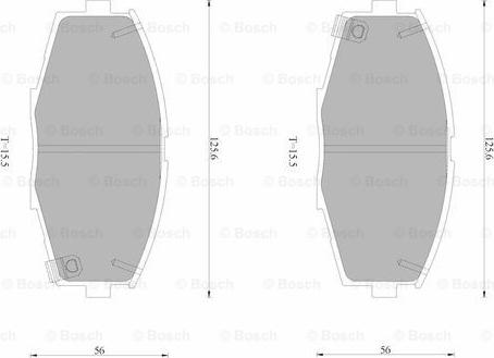 BOSCH 0 986 AB9 321 - Гальмівні колодки, дискові гальма autocars.com.ua