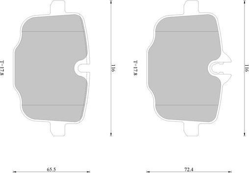 BOSCH 0 986 AB9 414 - Гальмівні колодки, дискові гальма autocars.com.ua