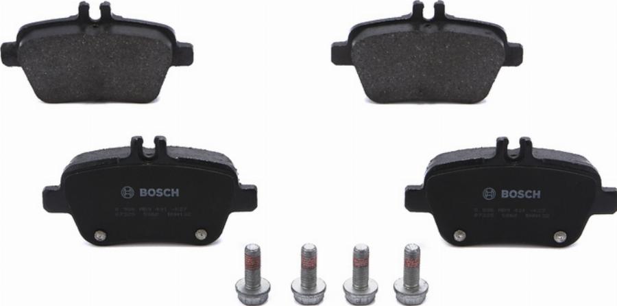 BOSCH 0986AB9431 - Тормозные колодки, дисковые, комплект autodnr.net