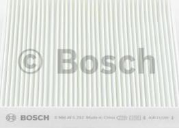 BOSCH 0 986 AF5 292 - Фільтр, повітря у внутрішній простір autocars.com.ua