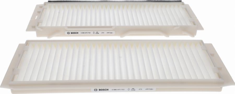 BOSCH 0 986 AF5 753 - Фільтр, повітря у внутрішній простір autocars.com.ua