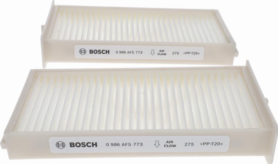 BOSCH 0 986 AF5 773 - Фільтр, повітря у внутрішній простір autocars.com.ua