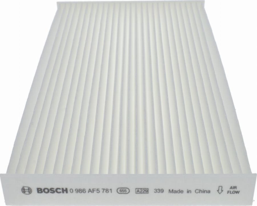 BOSCH 0 986 AF5 781 - Фільтр, повітря у внутрішній простір autocars.com.ua
