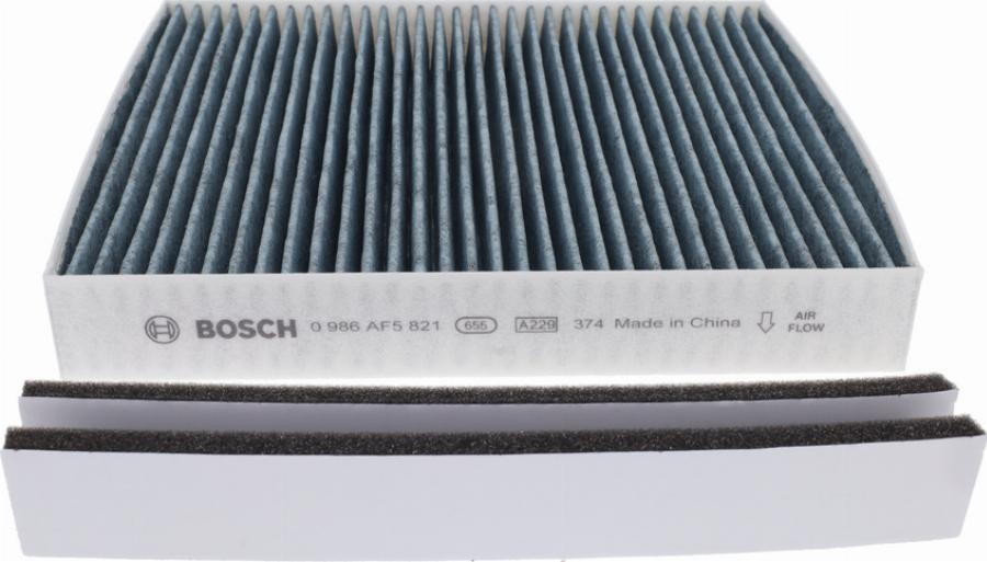 BOSCH 0 986 AF5 821 - Фильтр воздуха в салоне autodnr.net