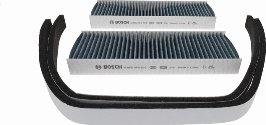 BOSCH 0 986 AF5 832 - Фільтр, повітря у внутрішній простір autocars.com.ua