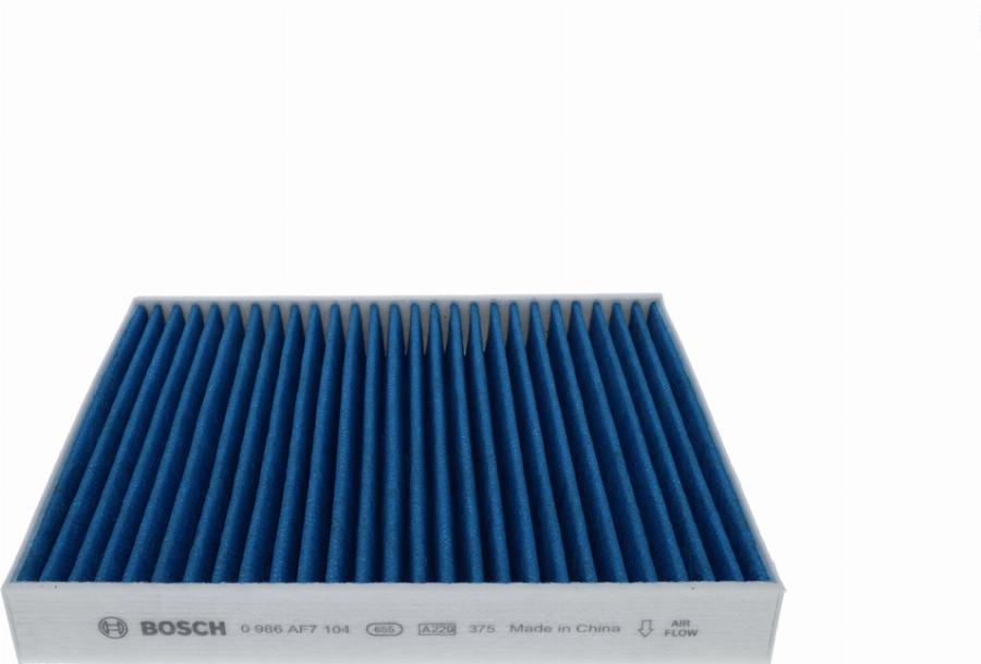 BOSCH 0 986 AF7 104 - Фільтр, повітря у внутрішній простір autocars.com.ua